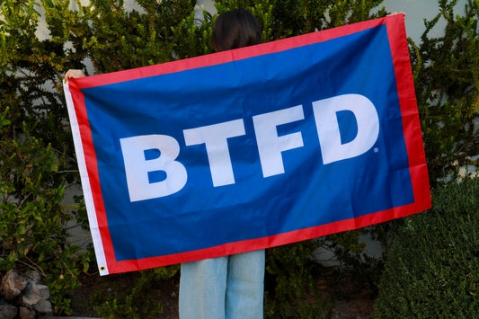 BTFD Flag - Blue