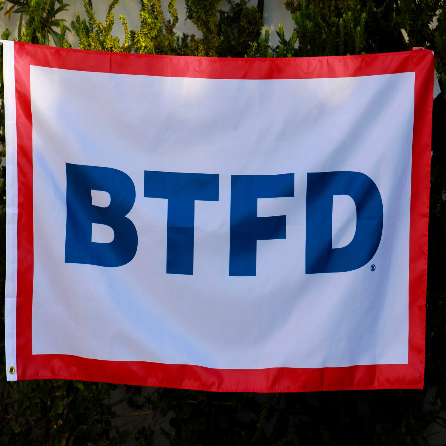 BTFD Flag - White