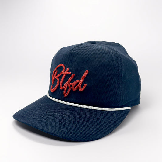 BTFD Fashion Blue Script Snapback